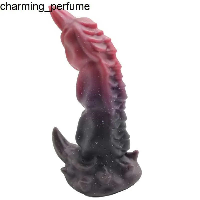 Riesige Dragon Dildo sexy Spielzeug für Paare G Punkt Saugnapfbecher -Form Dildo für Frauen riesige außerirdische Monster -Dildo für Frauen