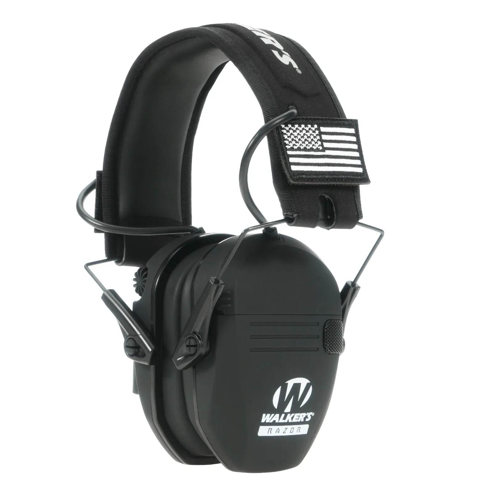 Blades Elektronische oorbescherming voor Walker's Razor Slim Ultra Low Profile compact ontwerp Verstelbaar bereik Schietjacht Hoorbeveiliging