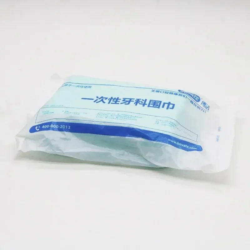 Materiały dentystyczne dentystyczne jednorazowe szyicie dentystyczne niebieskie papierowe papierowe szalik