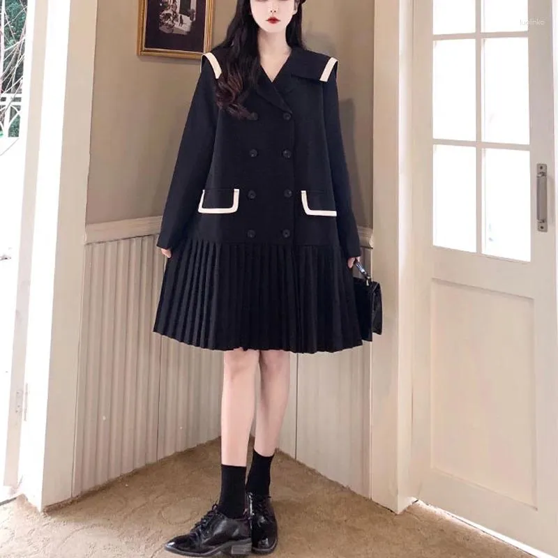 Winter Casual Double Shirt Gown Style Dresses Casual Dresses Elegant Shirt For Women 2024 Female Large Winter Casual Double Shirt Gown Style Dresses Casual Dresses Elegant Shirt For Women 2024 Female Large