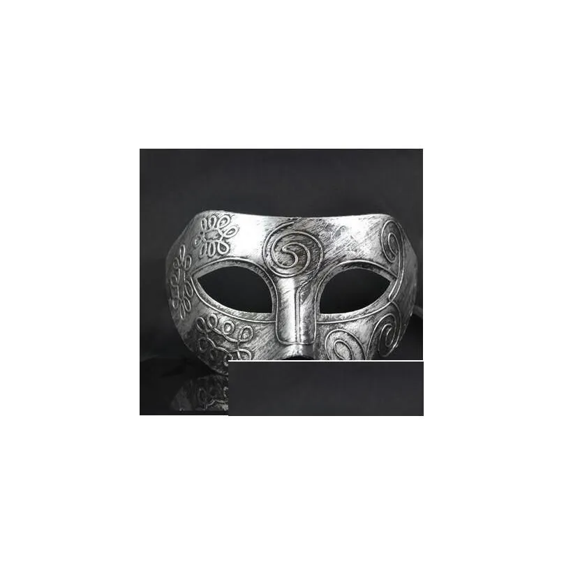 Feestmaskers retro greco-Romeinse heren masker mardi gras maskerade Halloween kostuum drop levering home tuin feestelijke benodigdheden dhv2f