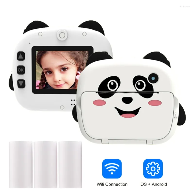 Barnens Instant Print Camera med Thermal Printer Kid Digital Po Girl's Toy Child Video Boy's