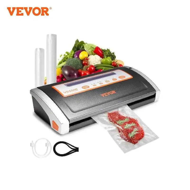 Процессоры VEVOR Многофункциональная вакуумная машина для сухого и влажного хранения пищи, автоматического и ручного воздушного уплотнения, для кухни