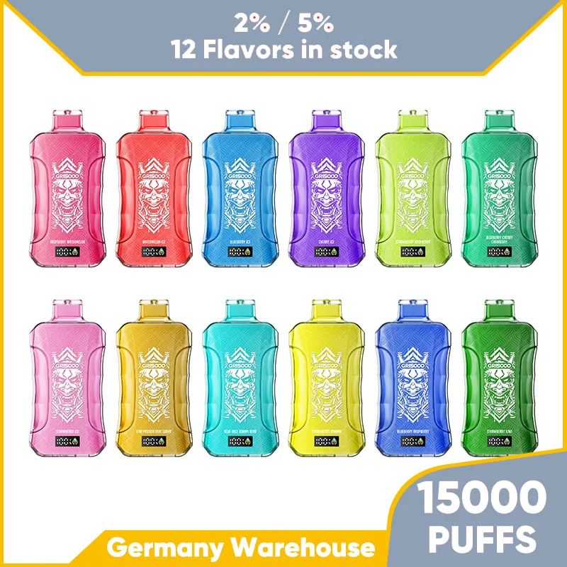 Lokales Lagerhaus Happ Vape 15000 Puffs Vapes Einwegpuff 15k E Zigarette 650mah wiederaufladbare Batterie