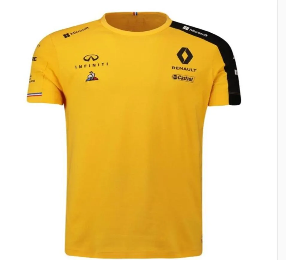 F1 Formule Renault Team Uniform Racing Suit Mountain Bike Suite Pak Motorfiets Achterste Pak Ademend Transpiratie5379601