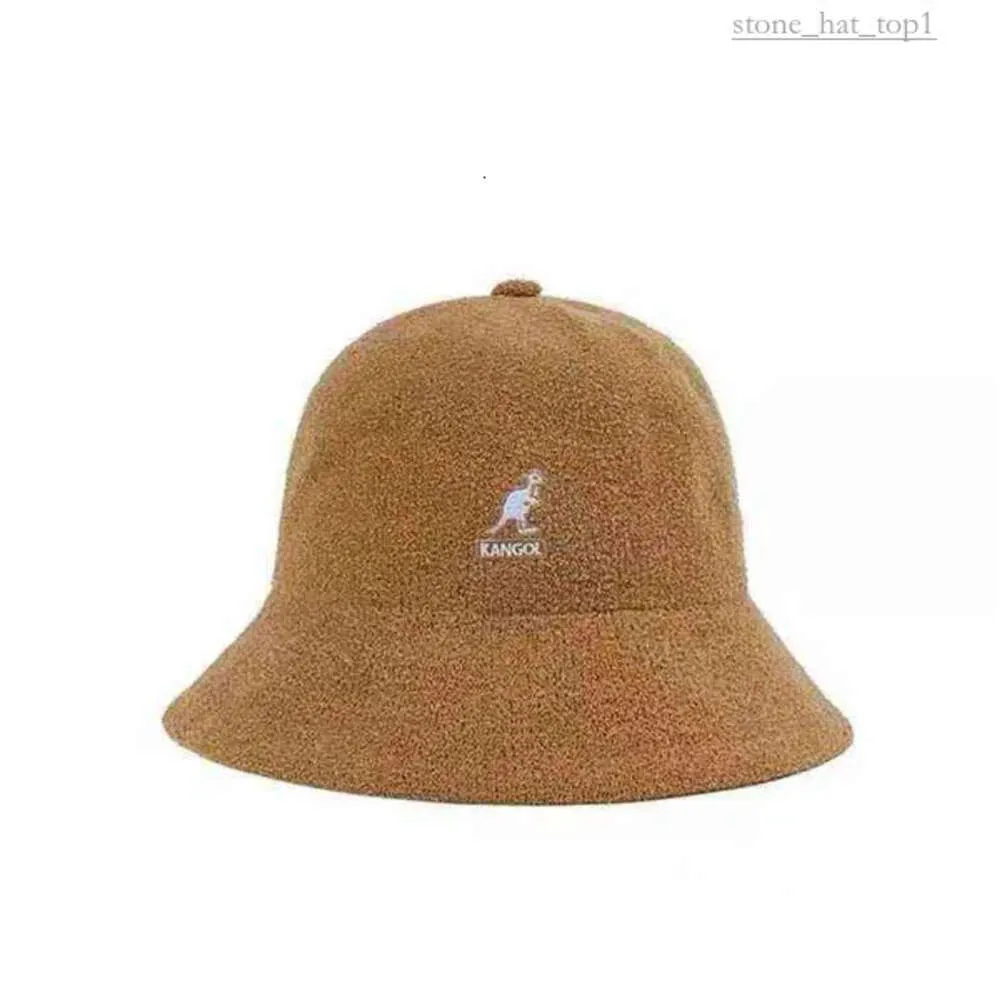 Caps de bola 2024 Kangaroo Kangol Fisherman Hat Hat Hat Sol Protetor solar Bordado Material Toalha 3 Tamanhos 13 cores Japanese Ins Super Fire Hat AA 220312 1578