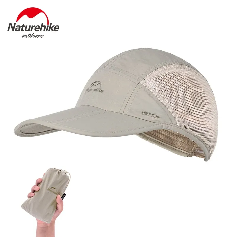 Akcesoria Naturehike składanie czapki rybackiej czapka baseballowa oddychająca oddychająca kemping hotelowa czapka Szybka suszenie trekking hat hat men kobiety