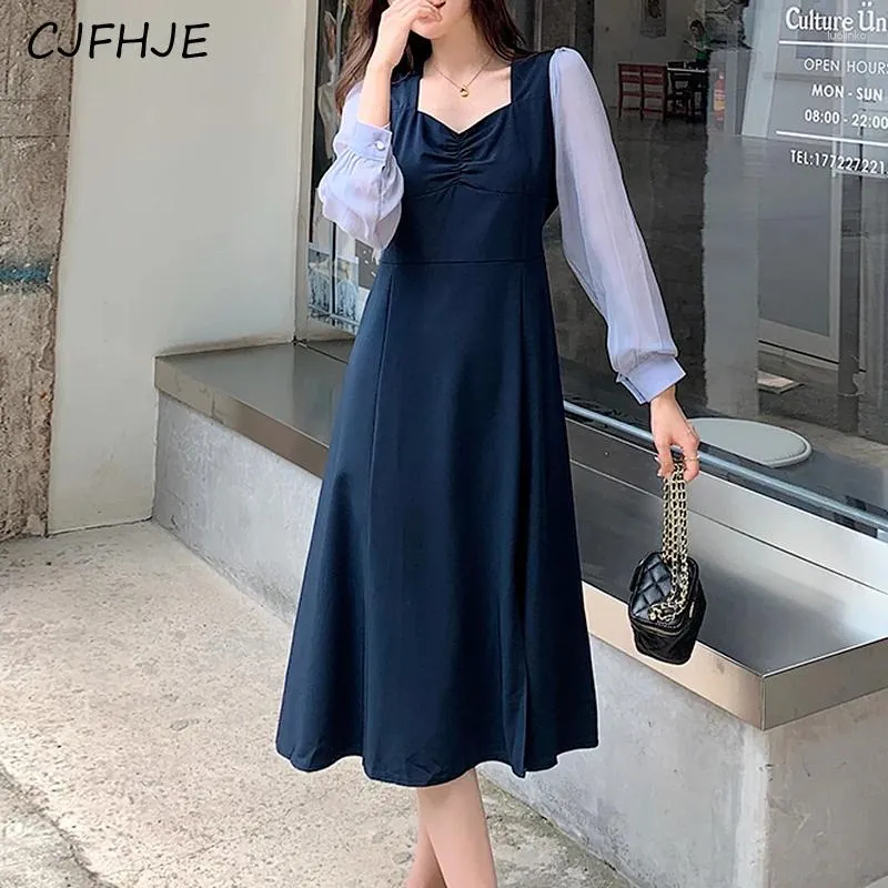 knee length dresses for ladies Cable Knit Pleated Sweater Dress – English Factory main image 0
