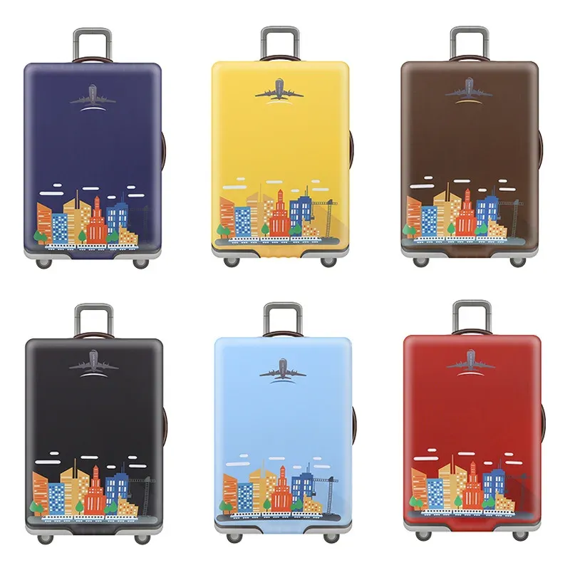 Accessories Luggage Protective Cover Suit 1832 Inch Suitcase Dustproof Antiscratch Elastic Protector Trolley Case Travel Accessories