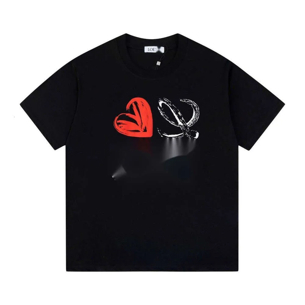 Womens Camiseta Loews T Shirt Diseñadora Tamisa Moda de lujo para mujeres Nuevas letras de verano Amor Impresión de algodón de algodón puro versátil Versátil corta corta slved fy04i