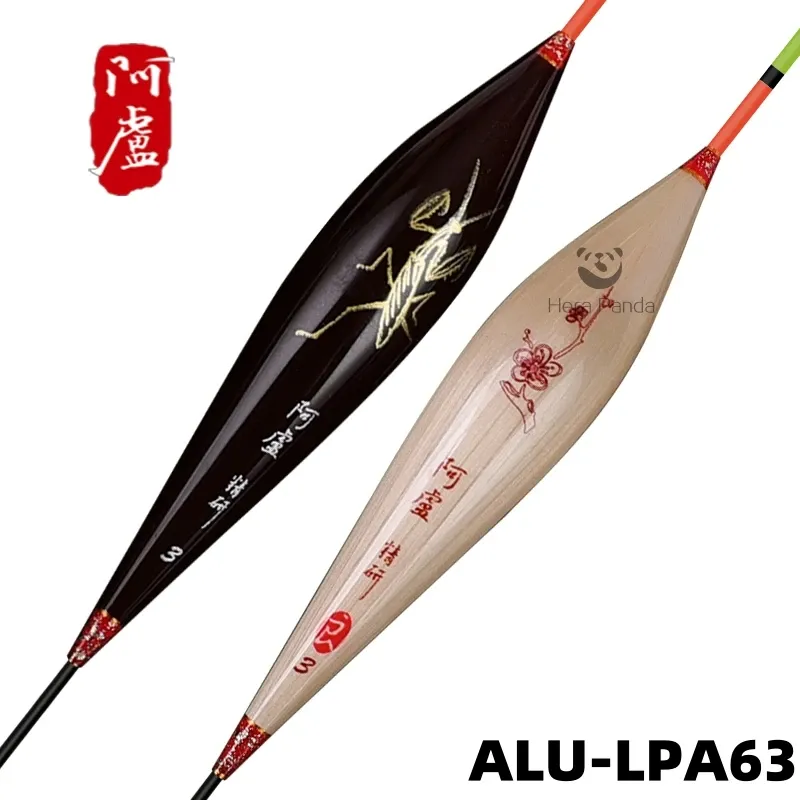 Tillbehör Alu LPA63 Högkvalitativ handgjorda vassar flyter mycket känslig omfattande blandade arter flyter Herabuna Taiwan fiske flottör