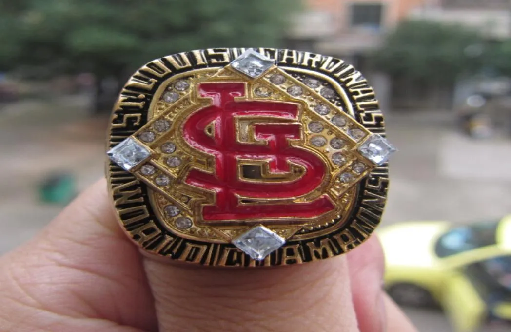 2006 St Cardinal S World Baseball Championship Ring Souvenir Men Fan Geschenk 2019 Großhandel Drop Shipping3645329