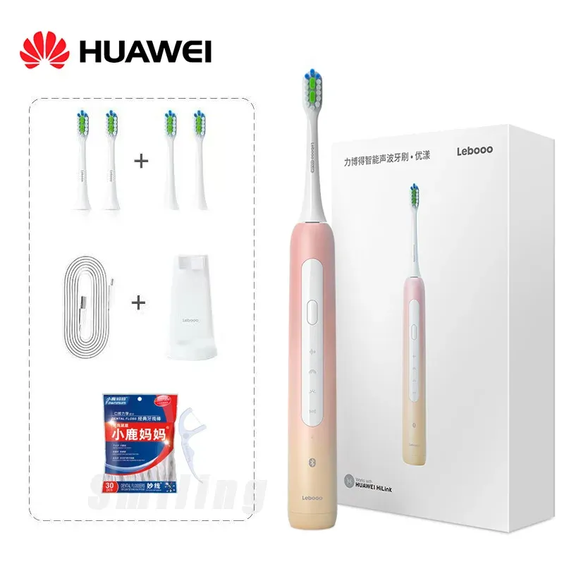 Tandenborstel Huawei Smart Sonic Electric Tooth -Borstel Kwaliteit Tandenborstel Vervang Whitening Gezonde USB -lading Lebooo Adult Sonic Toothbush