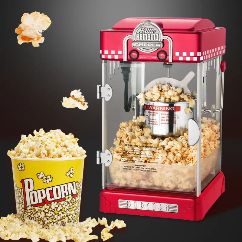 Twórcy popcorn maszynowe automatyczne elektryczne ogrzewanie sferyczne popcorn maszynę domową popcorn popcorn corn