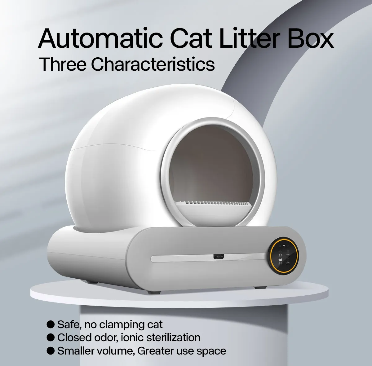 Automatic Self-Cleaning Cat Litter Box with 9L Capacity, App Control ...