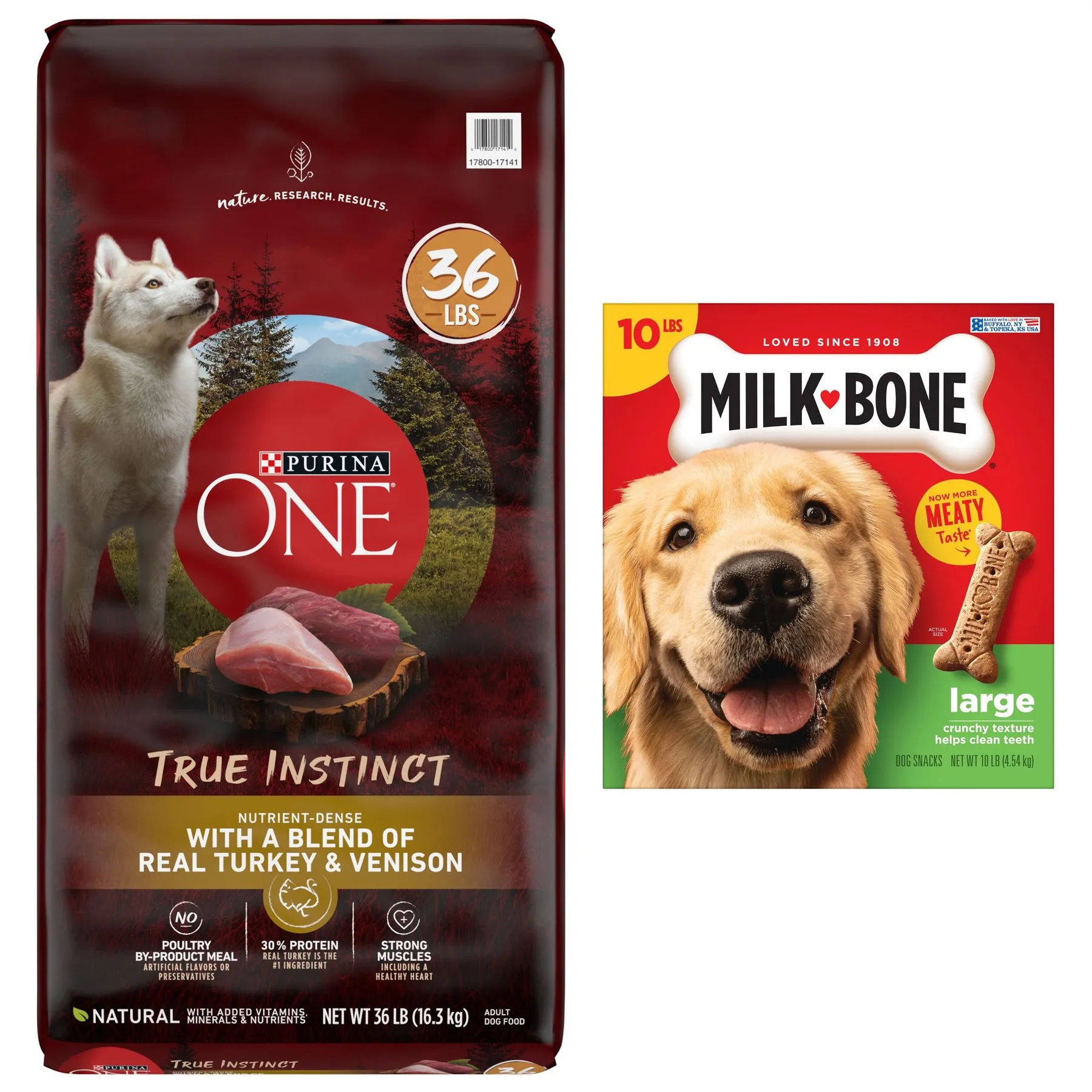 High Protein Dog Food with Turkey Venison, Plus Large Dog