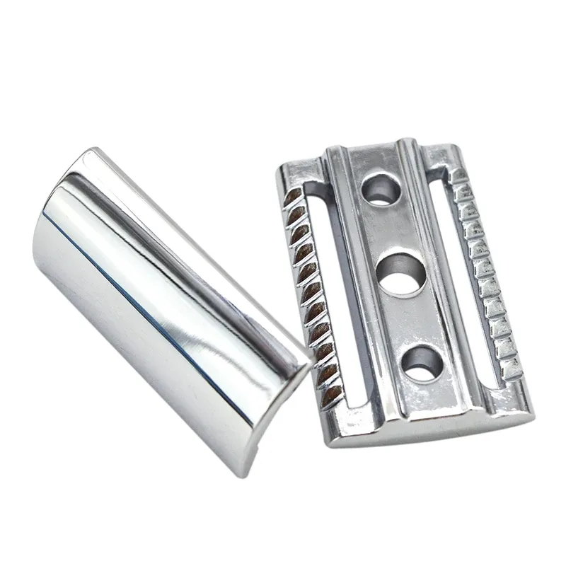 BLADES DSCOSMETIC CLASSIC DUBBEL KANT SÄKERHET RAZOR Huvud med kromfärg Zinklegering Rakar Razor Head