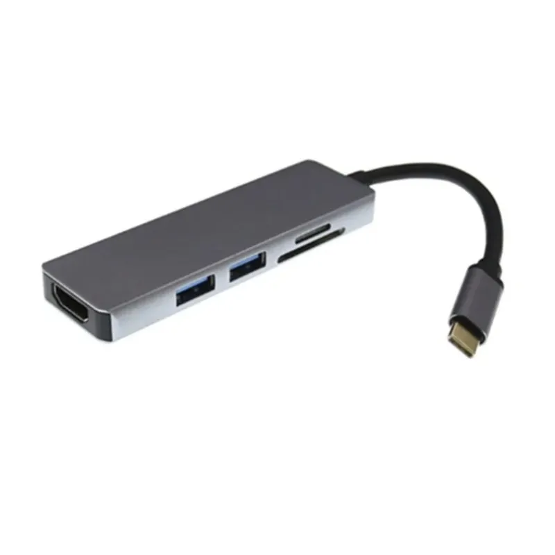 Nowy USB C HUB 3.0 Typ C 3.1 4 Port Multi Ssplitter Adapter OTG dla Lenovo Xiaomi MacBook Pro 13 15 AIR PR PC Akcesoria komputerowe dla