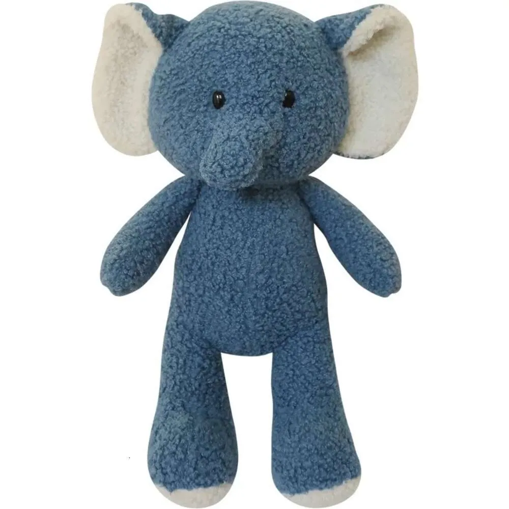 Plush Teddy Material Navy Blue Elephant Toy i 35 cm