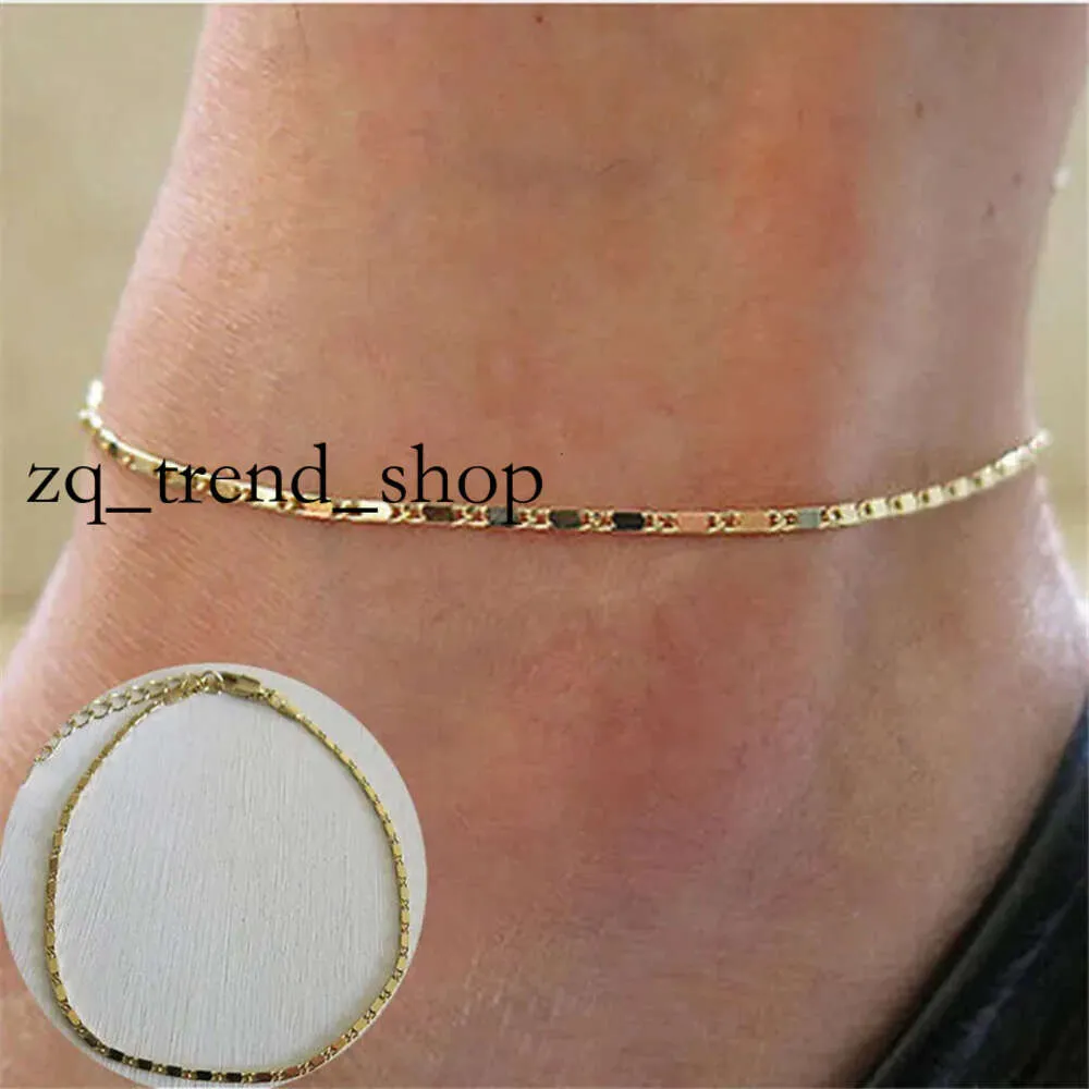 Femme simple cheville / sport 14k Chaîne en or Femmes Bracelet Bijoux 96