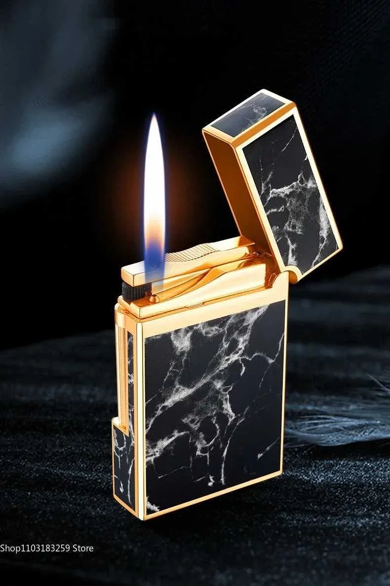 Latest Lighter Luxury Cigarette Lighter New Side Sliding Crisp Sound... From Tixinf ...