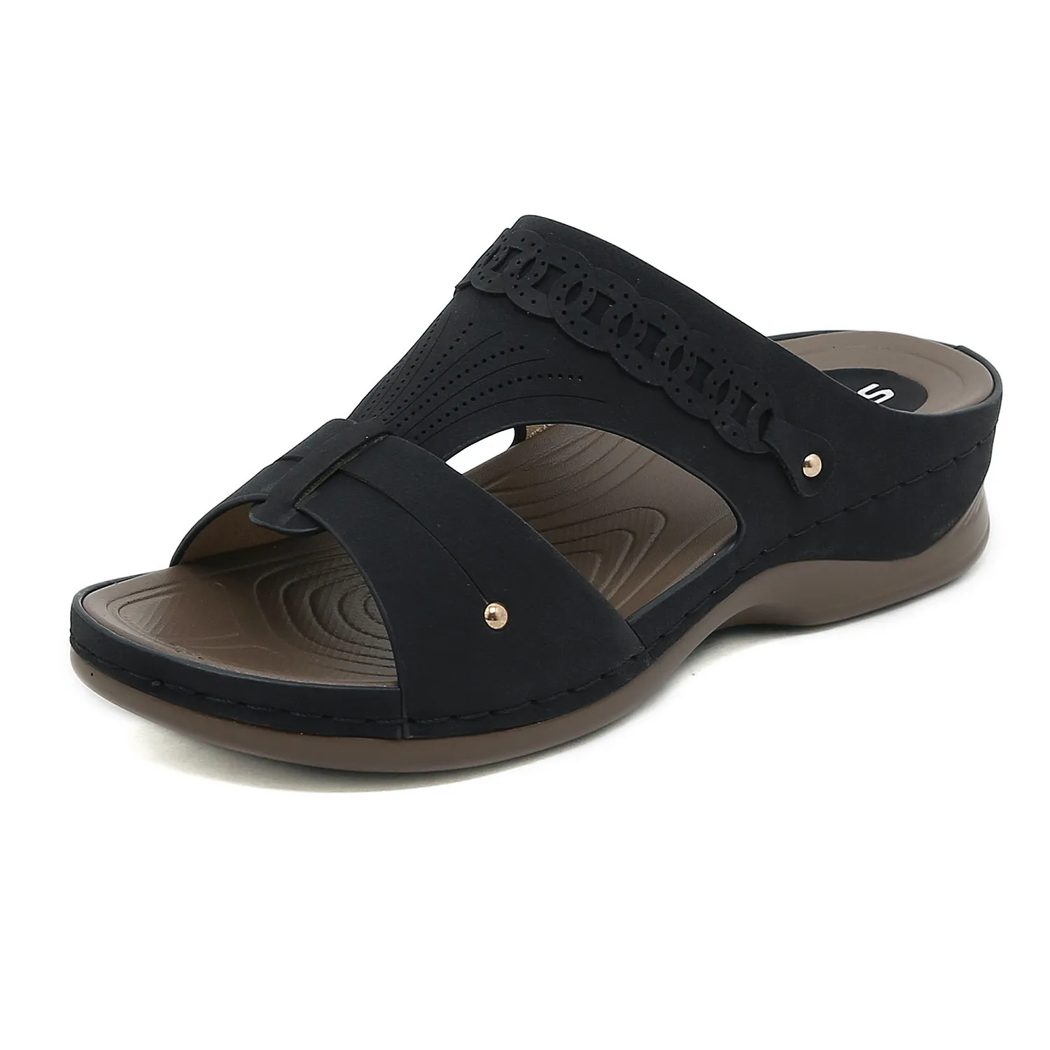 DHgate Summer Comfort Sandals for Women Casual Anti Slip Slipper Sandals in Red Green or Blue Shoes Accessories