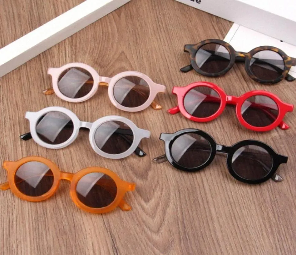 2020 2020 Neue Sonnenblume Süßigkeiten Farben rund süße Kinder Sonnenbrille UV400 für Jungen Mädchen Kleinkind Schöne Baby Sonnenbrille Kinder OCUL7785691