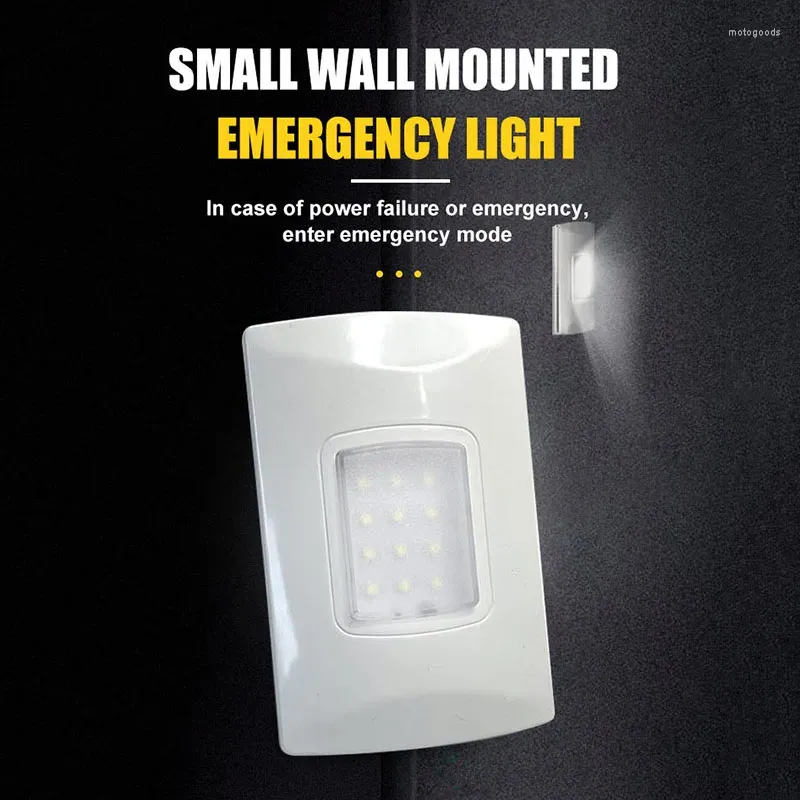 Wall Lamp LED Emergency Light Indoor Hallway Lights Rechargeable Home Mini Step Deck Bulb For Power Outage Automatic Lighting