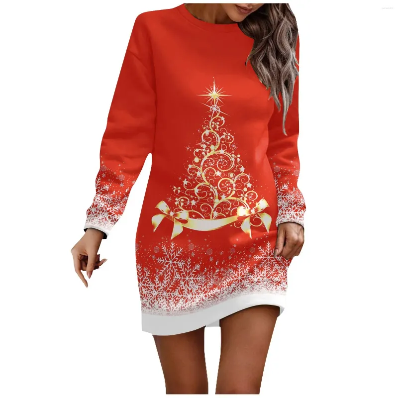 white christmas dresses Tinsel Pom Christmas Tree Sweater Dress – Ragstock main image 1