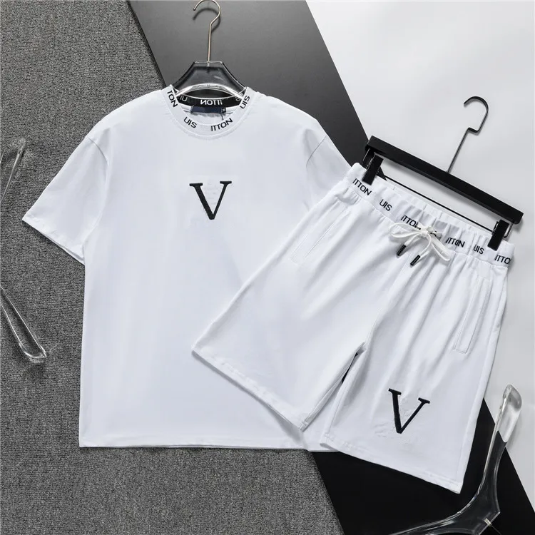 Ensemble de survêtement concepteur masculin - short t-shirt à manches courtes, costume de jogging de vêtements de sport d'été