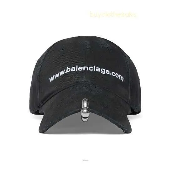 Designer Hats Hip Hop Hat Luxury Baseball Cap Mens Washed Round Ring Fashion Baseball Hat Black