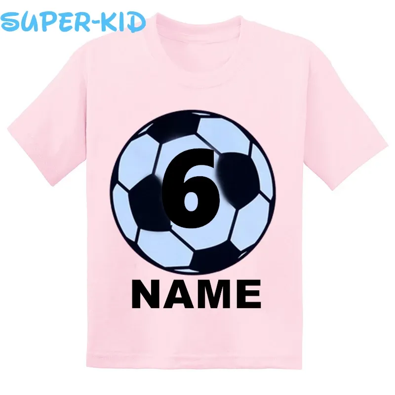 T-shirts Shirts d'anniversaire du ballon de foot