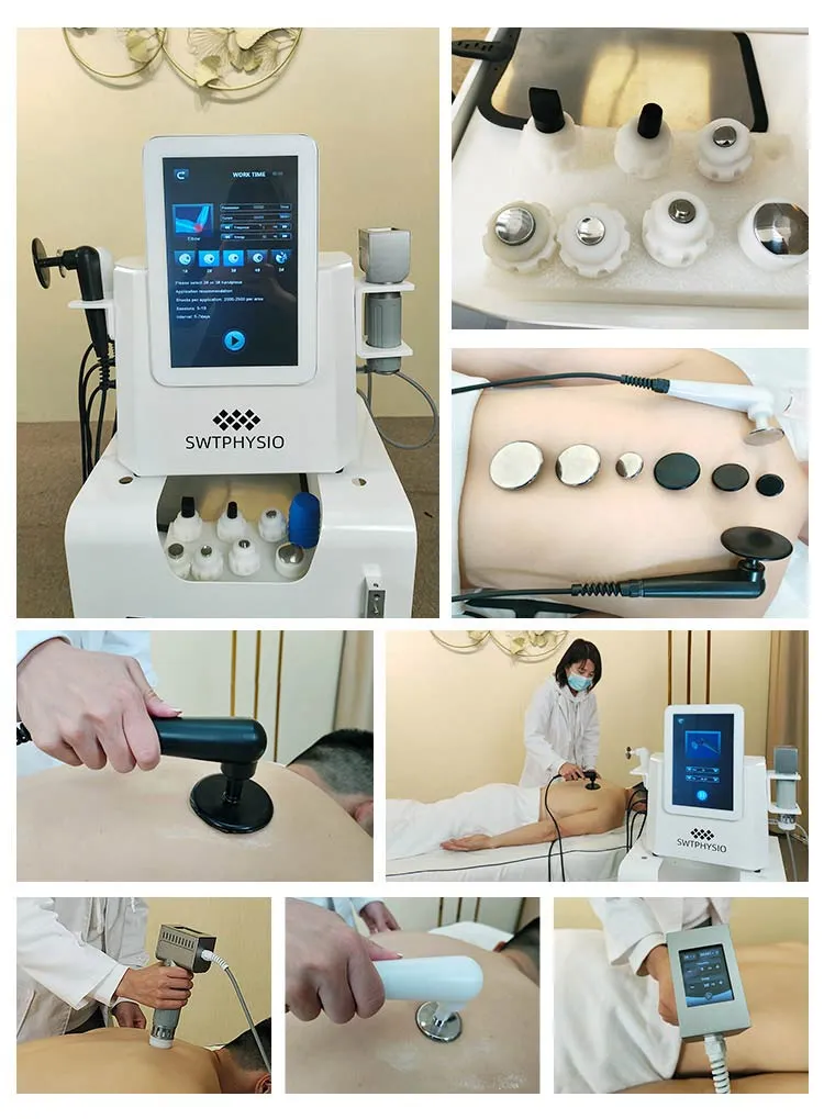 Hoge kwaliteit pijnverlichting schokgolf machine schokgolftherapiemachine voor fysiotherapie