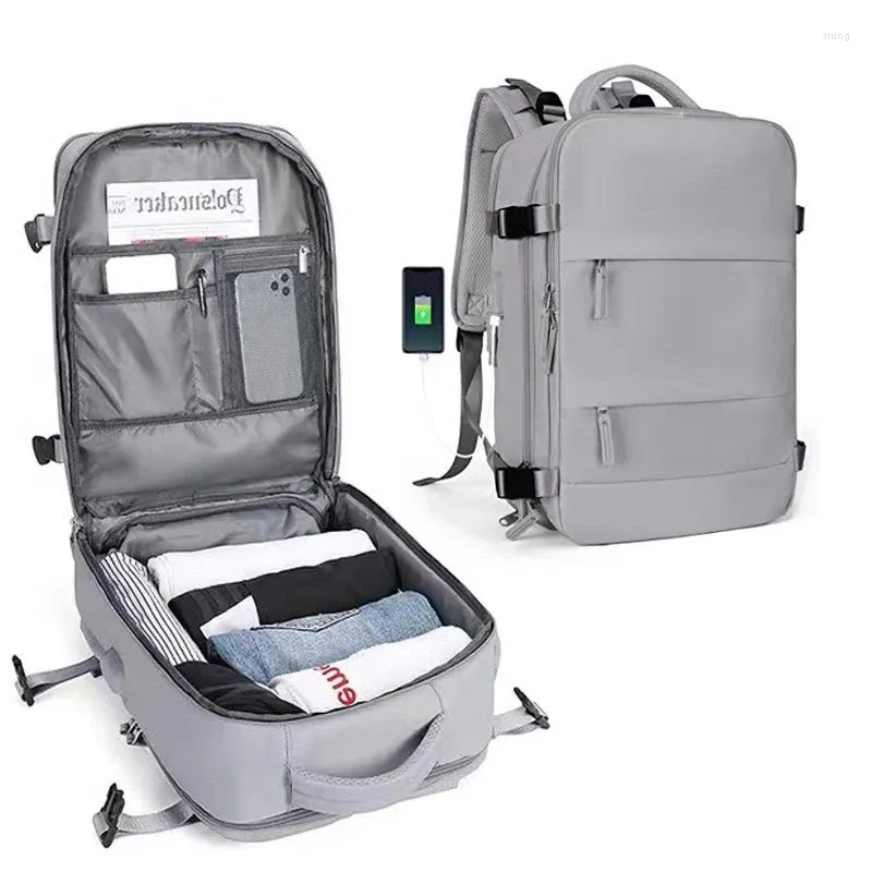 Рюкзак с большими возможностями для проездной сумки водонепроницаемый ноутбук сухой и влажный разделение многофункциональное бизнес