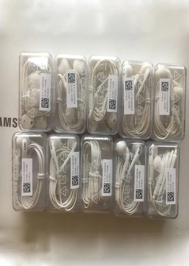 Nieuwe oortelefoons headset EOEG920BW met 12m lengte voor Galaxy S6 S7 Edge Originele OEM -kwaliteit voor Samsung Note 5 S6 S7 S8 S3 S4 S44472687