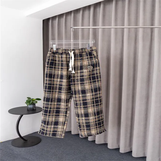 Designer Women's Letter Jacquard Casual Pants Men's Sweatpants Elastic Waist Pants Couple Jeans Men's overalls 4344