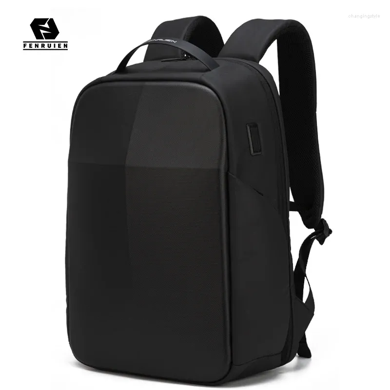 Sac à dos imperméable ordinateur portable hommes USB Charge Business Travel Sac à dos Multifinection de grande capacité 2024