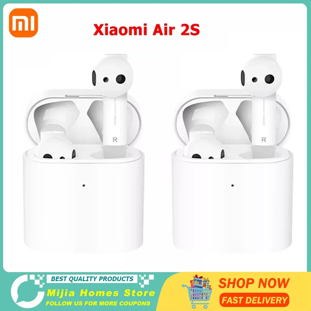 EARFONI Xiaomi AIR 2 S ABERO TWS TRUE Wireless Bluetooth Auricolare Bluetooth Air2 AIR 2S AIRDOTS AIRDOTS PRO 2 SE 20 ORE TACCHIO CONTROLLO