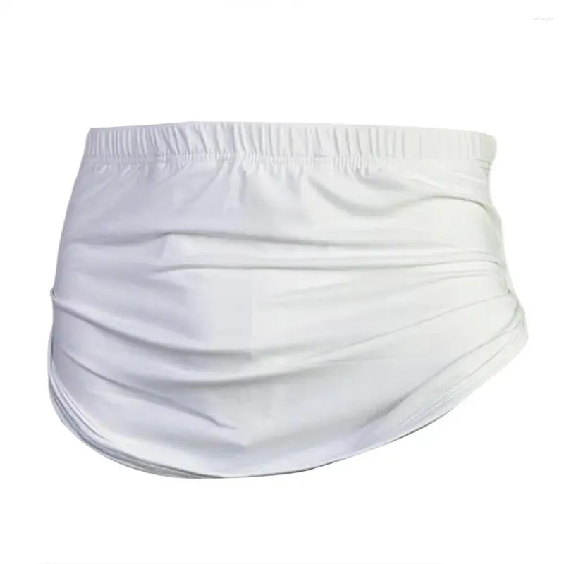 Underpants Sexy Removeable Closure Good Breathability Pure Color Underwear Shorts Panties Cozy Men Briefs For Bathroom