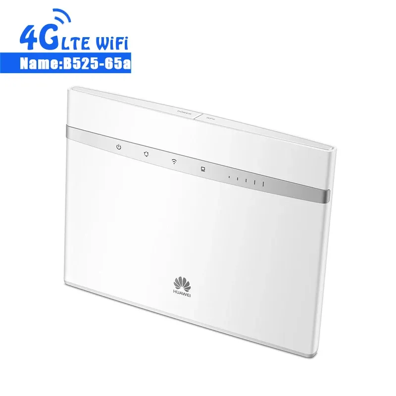 Router New Huawei B525 B525S65A 4G LTE CPE Router B525S65A 300 MBPS Wifi Gateway Router Cat.6 Hotspot mobile +2CPS 4G Antenna