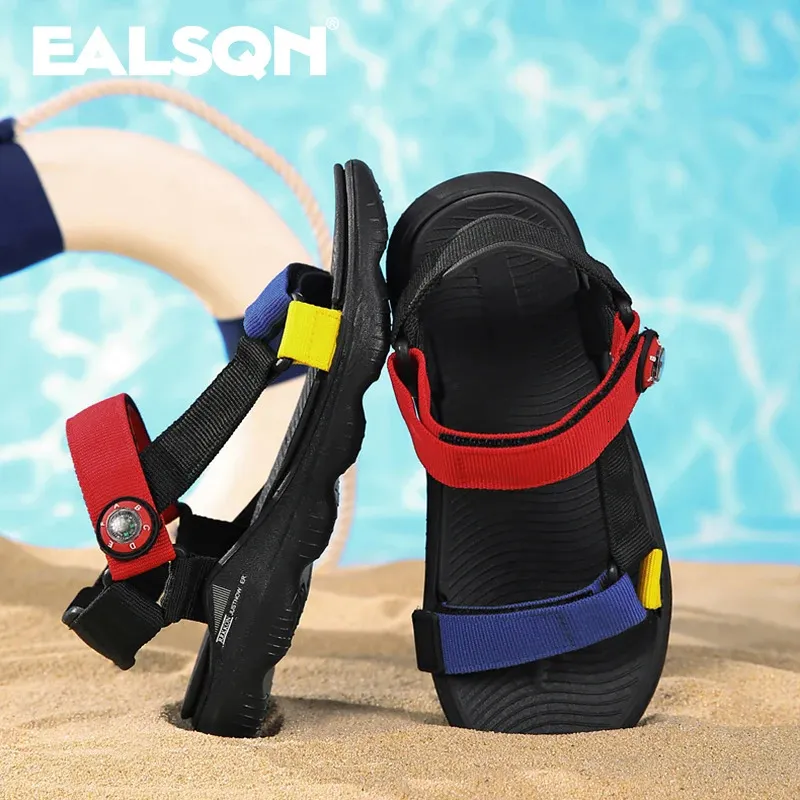 Zomer kinderen jongens meisjes sandalen casual kinderen schoenen rubberen school ademende open teeboy strand sandaal 240418