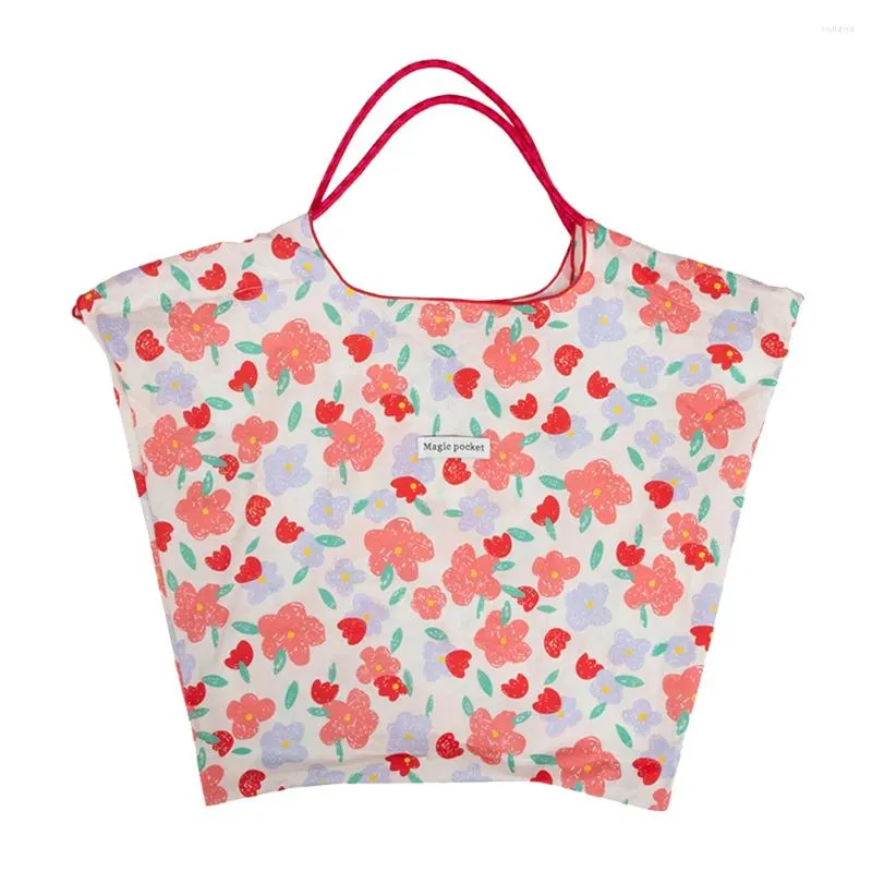 Bolsas de noite Ladies Tote Floral Impresso Sacking Smoking