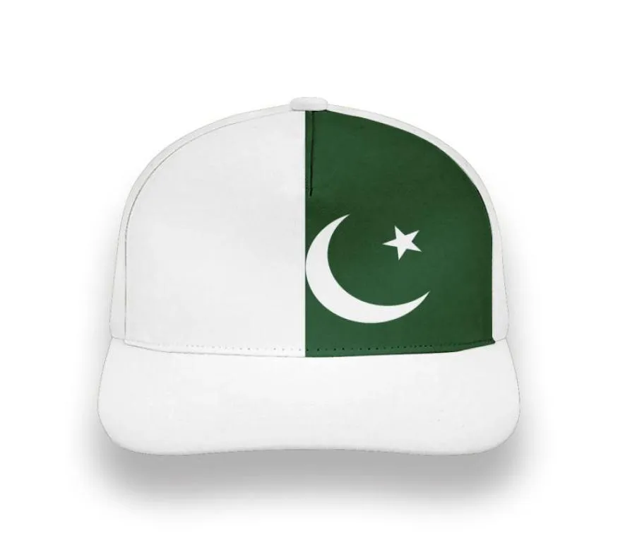 パキスタンの男性青少年DIYカスタムパックハットネイションフラグイスラムアラビア語イスラムPKパキスタンアラブ印刷PO野球cap2618828