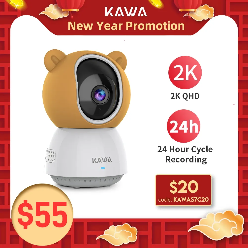 Monitora Kawa Extra S7C Baby Camereonly Compatibile con Kawa Baby Monitor S7 (solo fotocamera, nessun monitor. E non funziona da solo.)