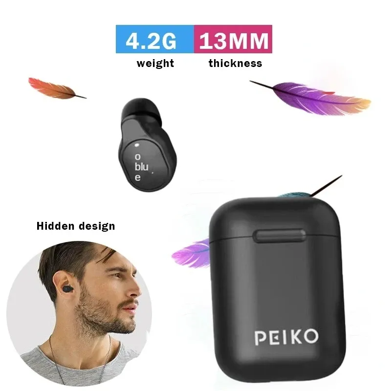 Vertaler Smart Translator Earbud Wireless Business Headset 50 Talen Bluetooth 5 Offline vertaling Voice Assistant Device Travel