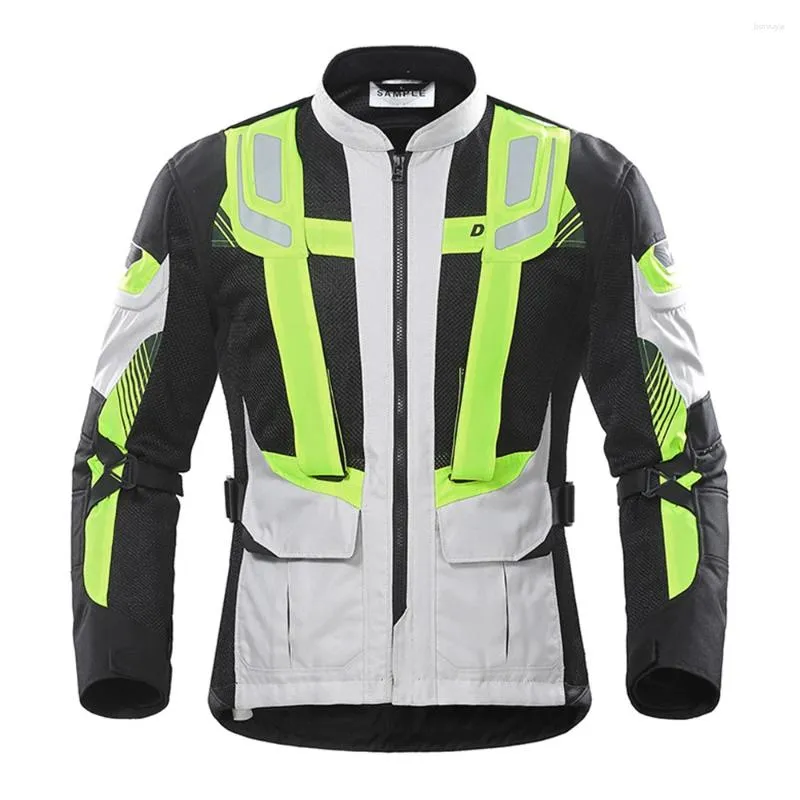 Motorradbekleidung Jacke atmungsaktive Offroad CE-Zertifizierung Anti-Fall-Fall-Reflexion Biker Kleidung Kleidung resistent