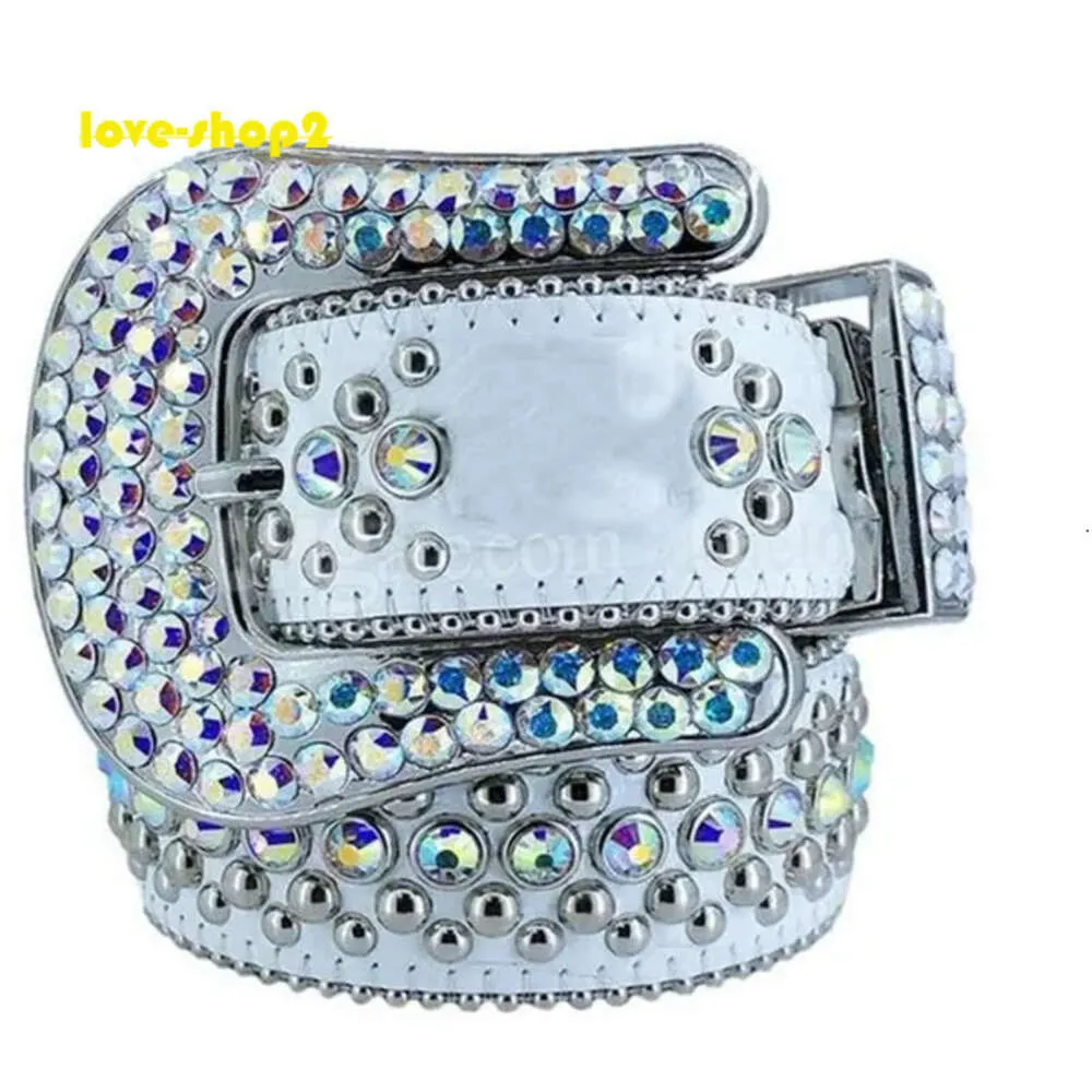 Мужчины женщины BB Simon Belt Luxury Designer Relt Retro Buckle Buckle Rists 20 Цветные хрустальные бриллиантовые черепа пряжка для роскошного дизайнер