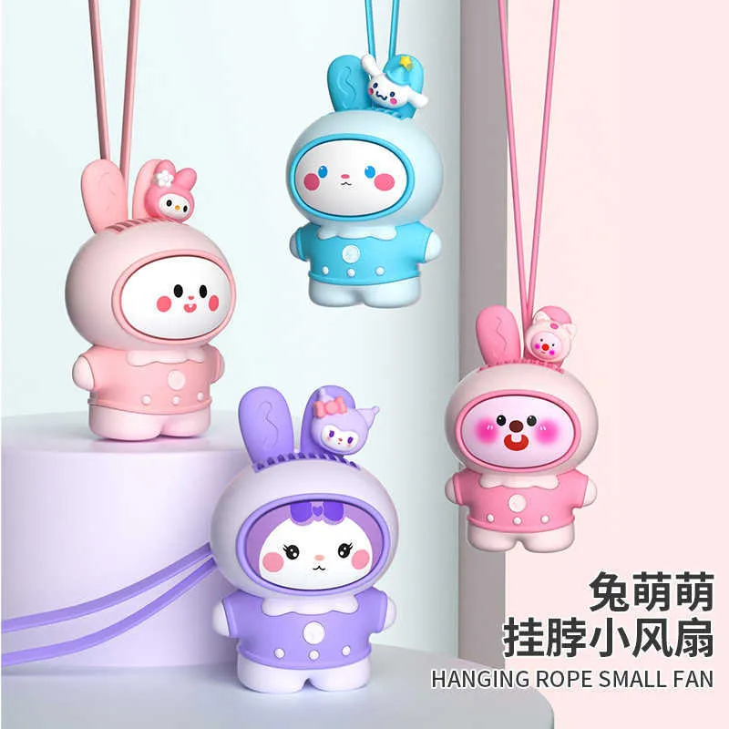 Portable Air Coolers Cartoon Rabbit Cute Hanging Hal