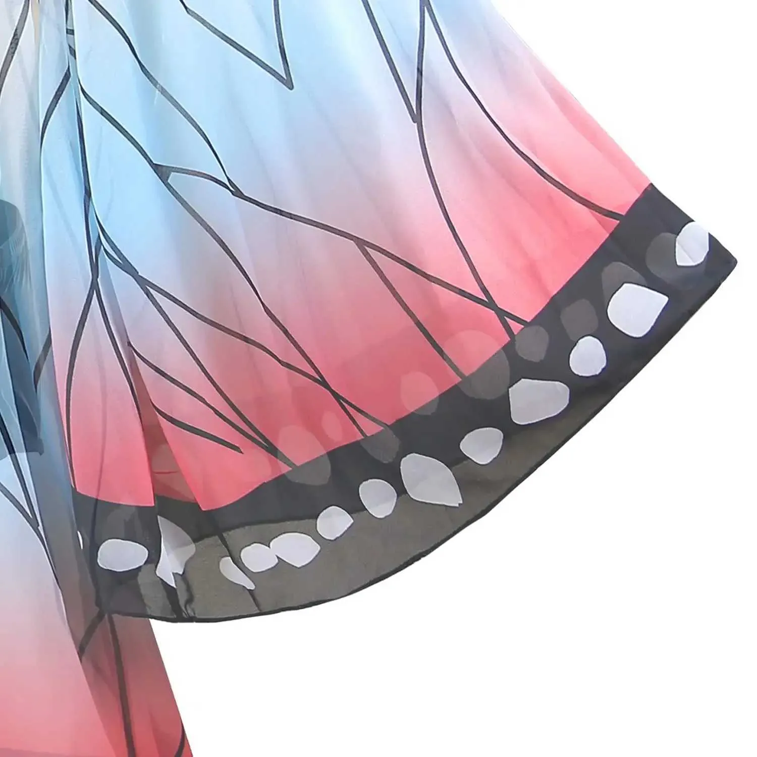 アニメコスチュームコチョウシノブコスプレは、女性にハロウィーンコスチュームをもたらします日本スタイルの着物夏夏カーディガンY240422