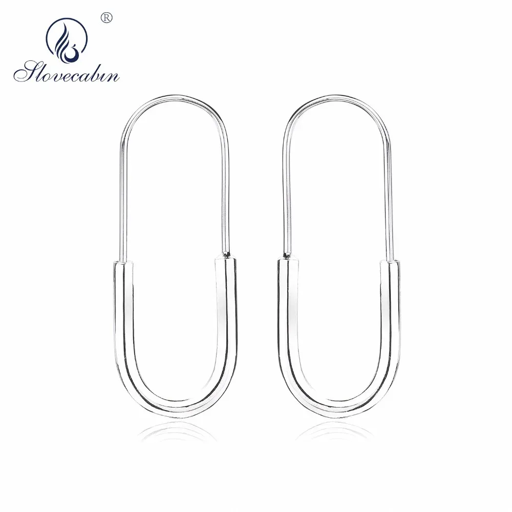 Örhängen Slovecabin 100% Real 925 Sterling Silver Stranger Fine Earring Ruck Punk Style Bijoux Femme Earings Fashion Jewelry for Women